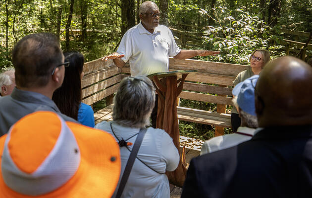 Congressman Clyburn Honors Underground Railroad History at Audubon’s Beidler Forest Center and Sanctuary 