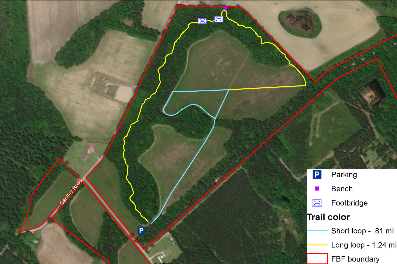 Trail Map Grassland-Woodland Trails at Beidler Forest Trail Map Grassland-Woodland Trails at Beidler Forest